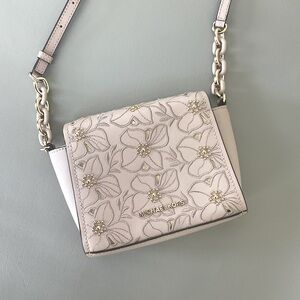 Michael Kors Pink Floral Crossbody